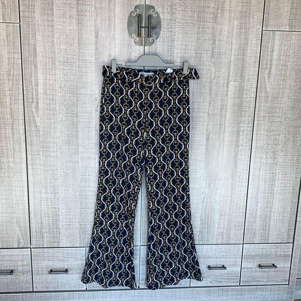 Zara Chain Printed Trousers